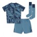 Otroški Nogometni dresi Aston Villa Tretji 2023-24 Kratek Rokav (+ Kratke hlače)